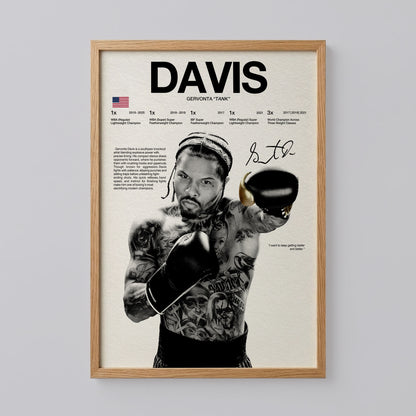 Gervonta Tank Davis Poster