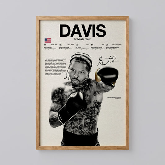 Gervonta Tank Davis Poster