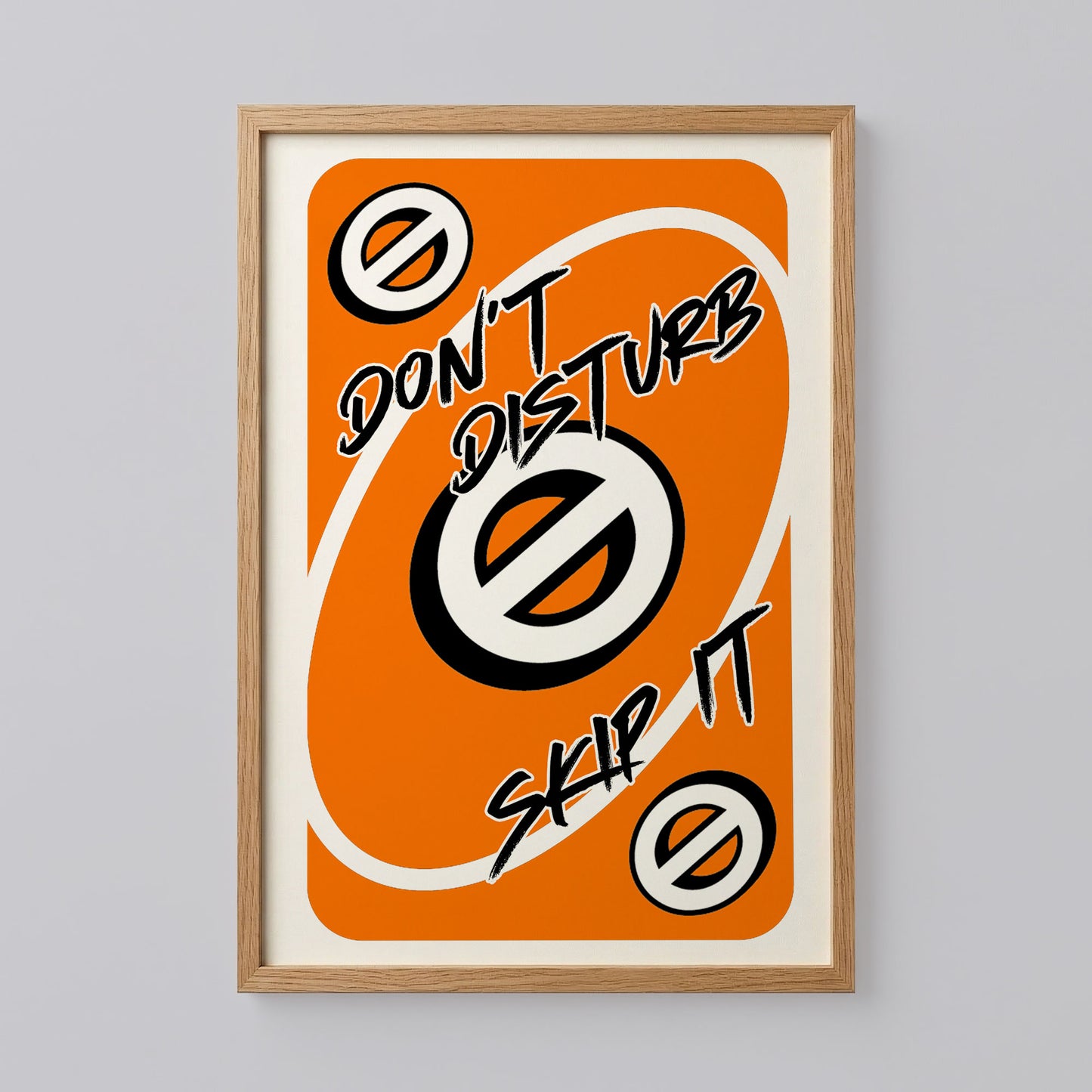 Don't Disturb Skeep It Wall Art