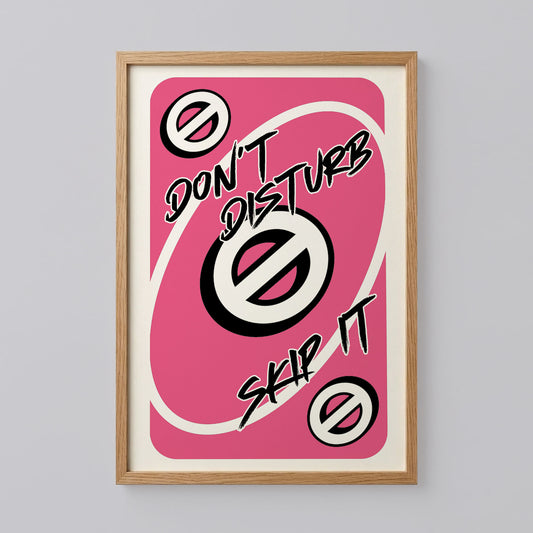 Don't Disturb Skeep It Home Decor