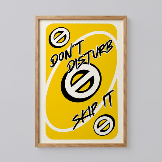 Don't Disturb Skeep It Poster