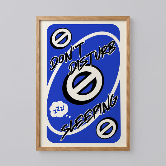 Don't Disturb Sleeping Reverse Card Art