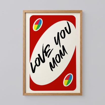 Love You Mom Wall Art