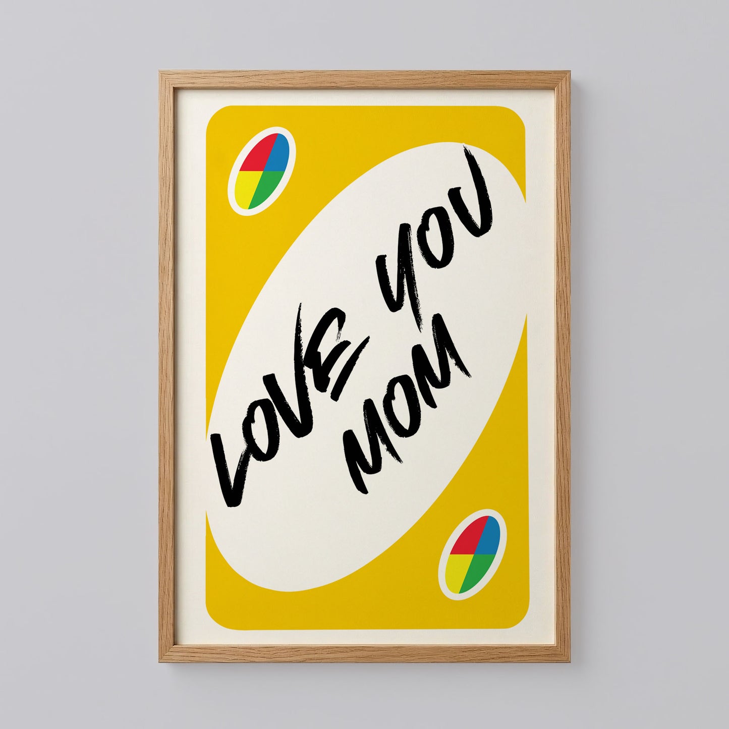 Love You Mom Quote Art