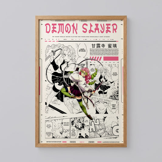 Demon Slayer Mitsuri Kanroji Poster
