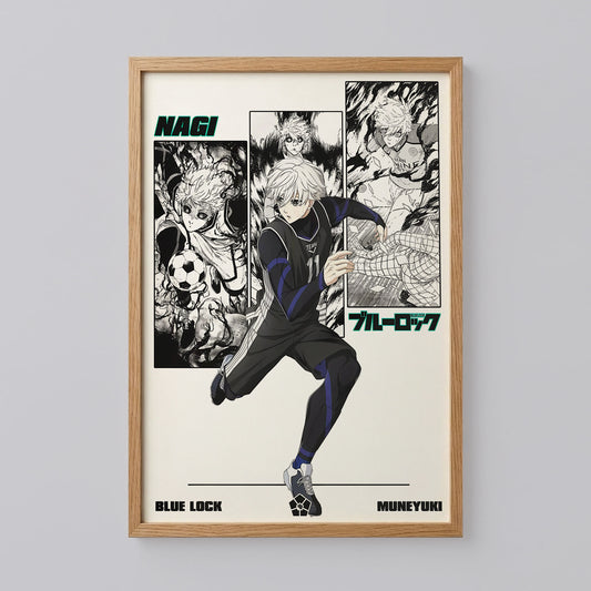Blue Lock Seishiro Nagi Poster
