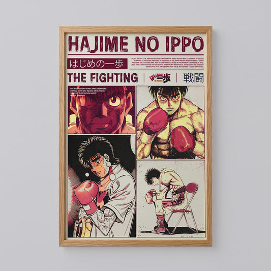 Hajime no Ippo Anime Manga Poster