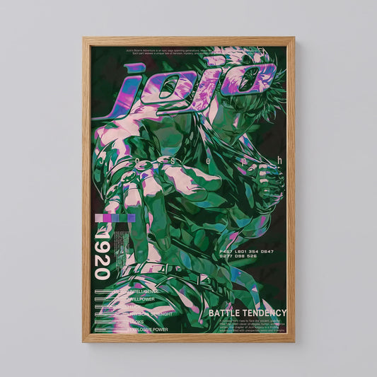 Joseph Joestar Steel Ball Run Poster