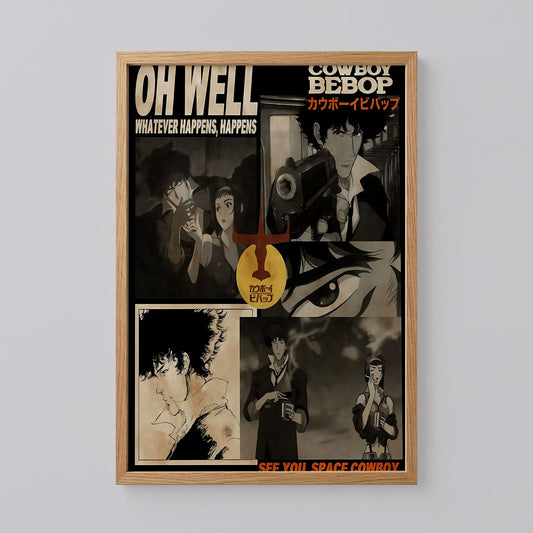 Cowboy Bebop Spike Spiegel and Faye Valentine Print
