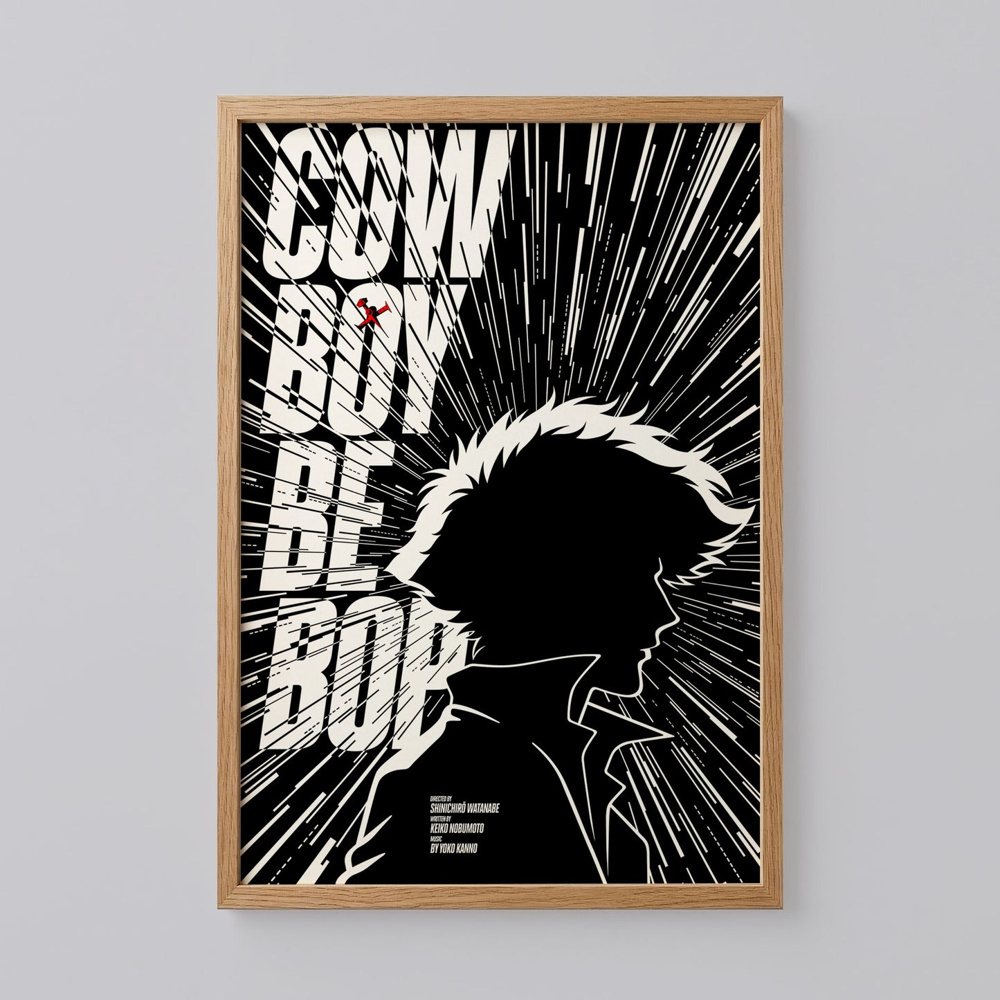 Spike Spiegel Cowboy Bebop Poster