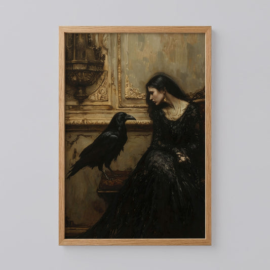 Gothic Princess Artful Raven Art