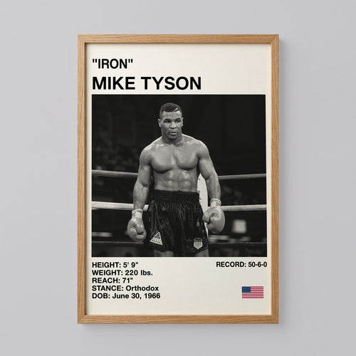Mike Tyson Boxing Poster