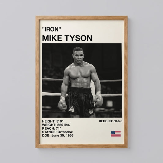 Mike Tyson Boxing Poster