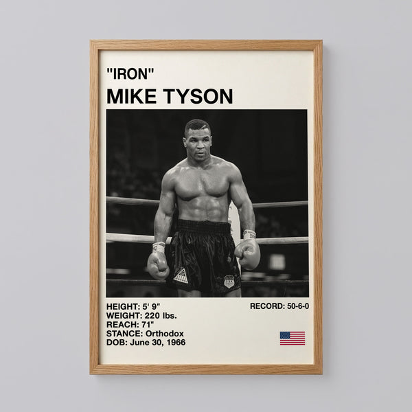 Mike Tyson Boxing Poster