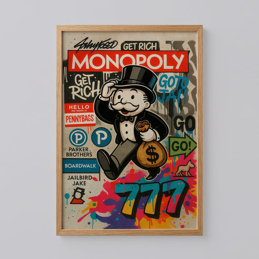 Mr Monopoly Poster