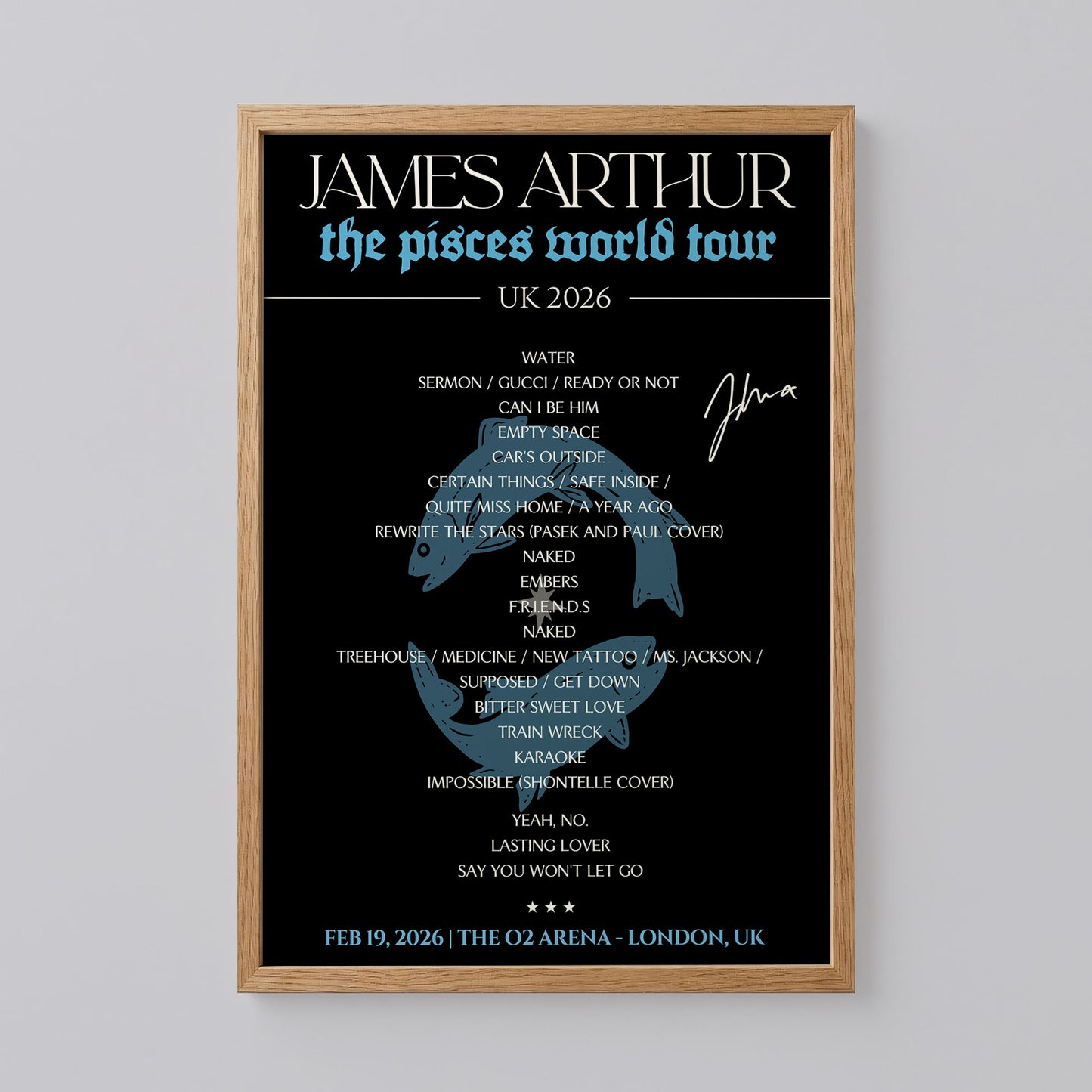 James Arthur Poster