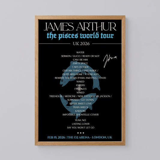 James Arthur Poster