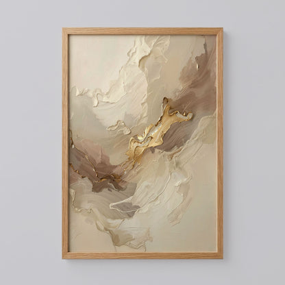 Neutral Beige Textured Wall Art