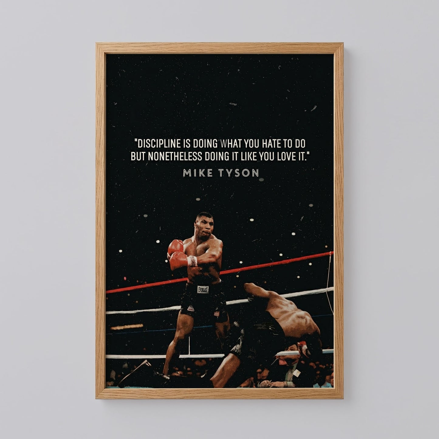 Mike Tyson Quote Poster