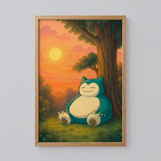 Pokemon Snorlax Poster