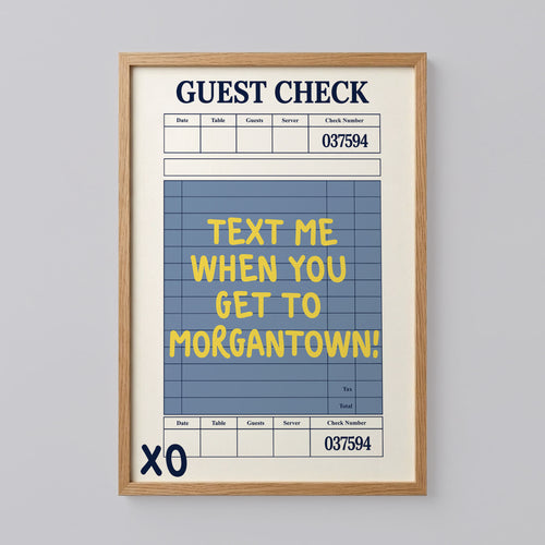 Guest Check Poster
