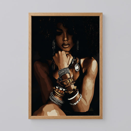 Black Woman Wall Art