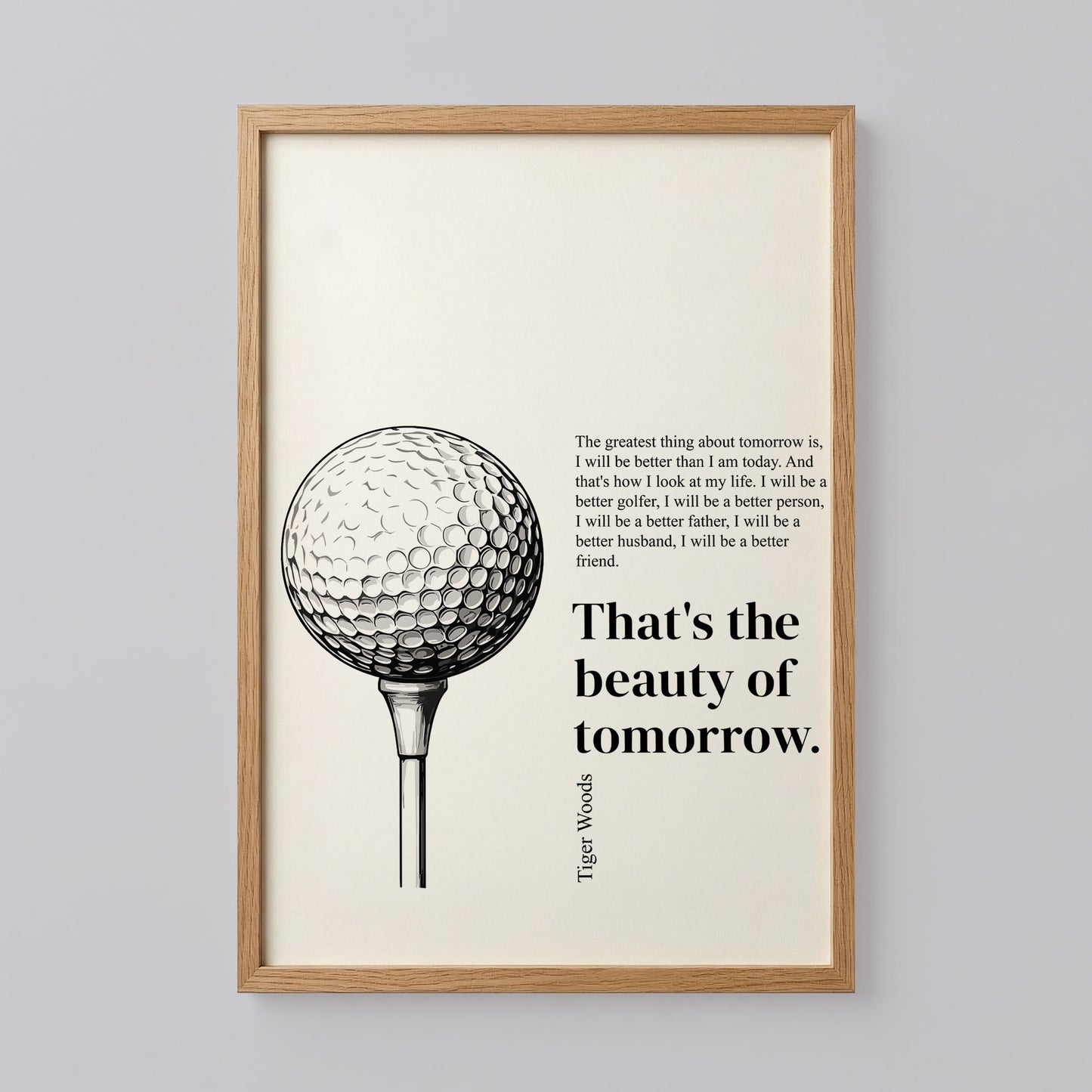 Vintage Golf Clubs Poster