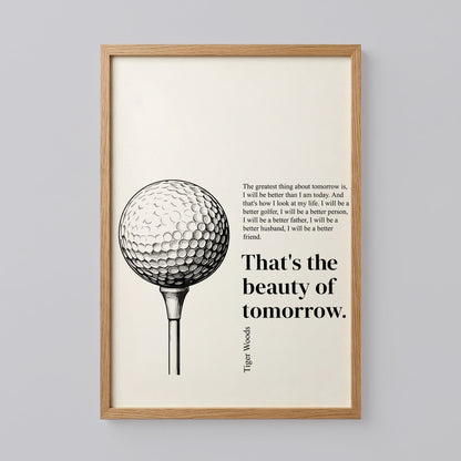 Vintage Golf Clubs Poster