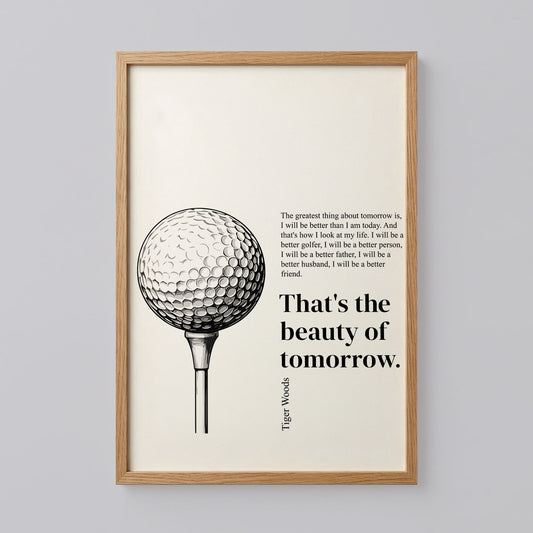 Vintage Golf Clubs Poster