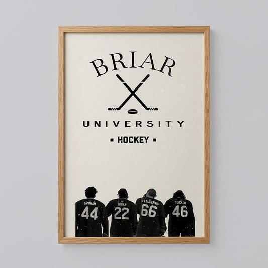 Briar University Hockey - Off Campus Poster