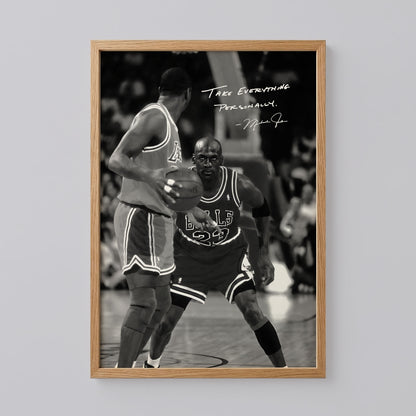 Michael Jordan Quote Poster