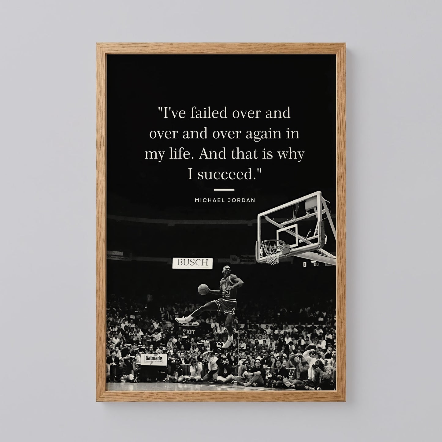 Michael Jordan Quote Print