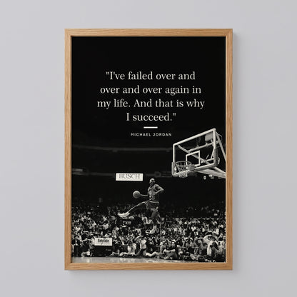Michael Jordan Quote Print