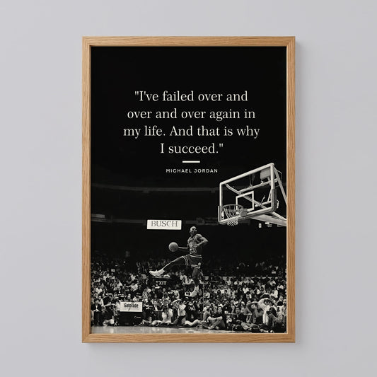 Michael Jordan Quote Print