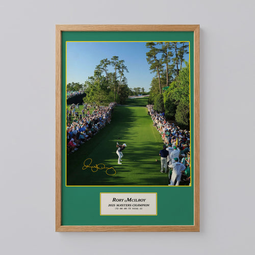 Mcilroy 2025 Masters Winner Print Art