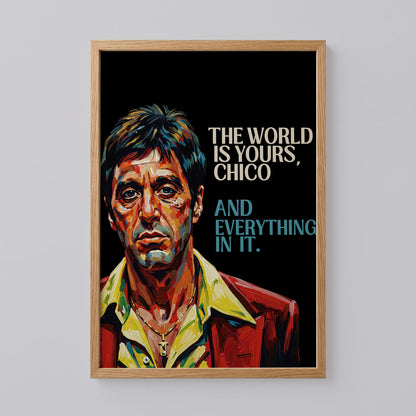 Scarface Quote Poster