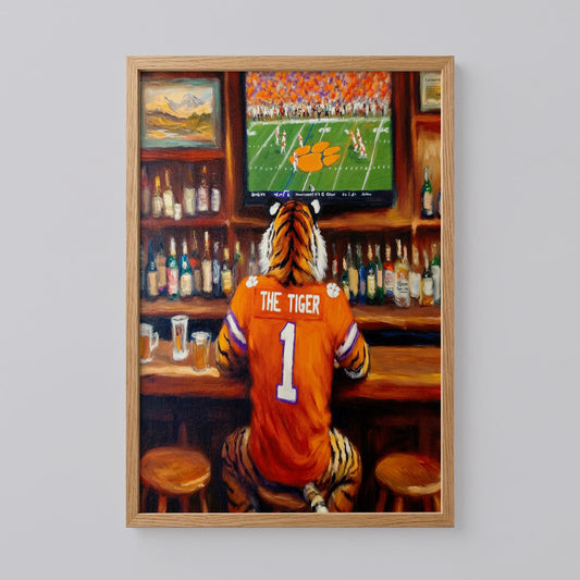 Clemson Tigers Mascot Art Print
