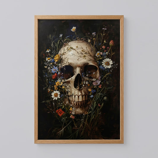 Vintage Skull Poster
