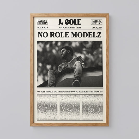 J. Cole No Role Modelz Poster