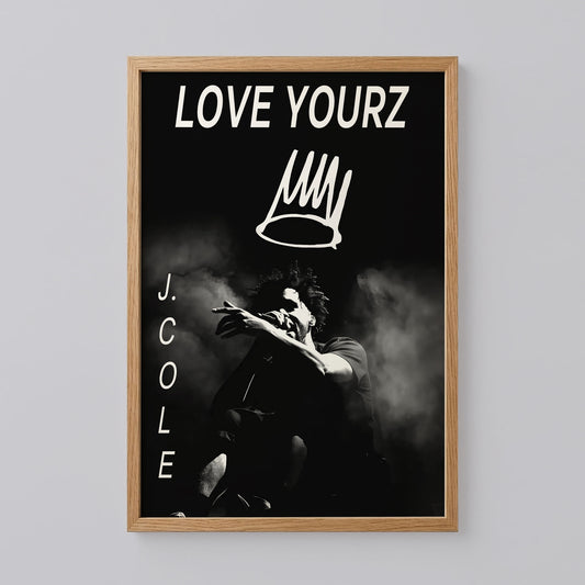 J. Cole Love Yourz Poster