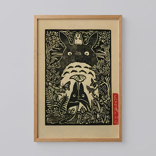 Vintage Totoro Anime Art