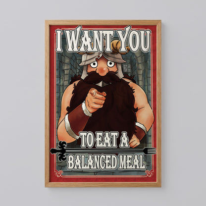 Senshi Dungeon Meshi Wall Art