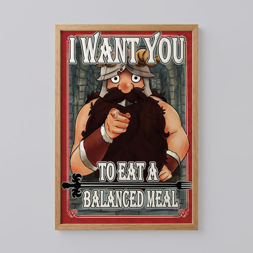 Senshi Dungeon Meshi Wall Art