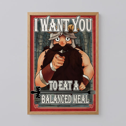 Senshi Dungeon Meshi Wall Art