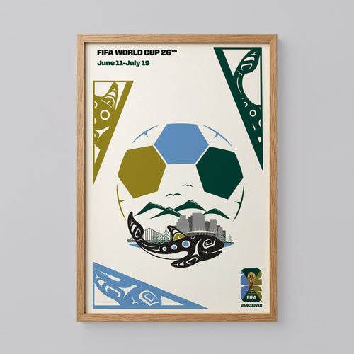 Vancouver Host City 2026 Football Wall Decor