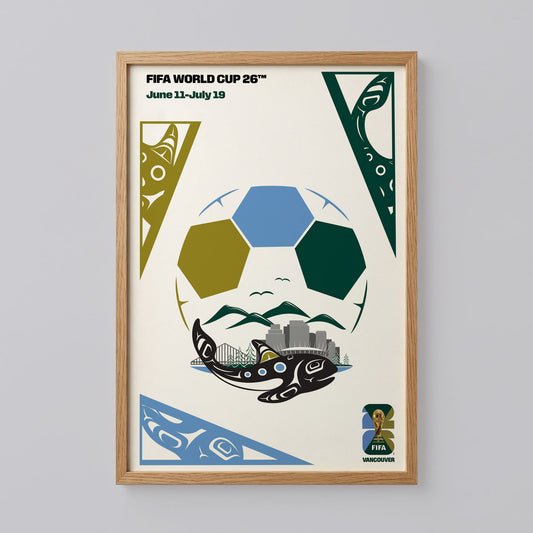 Vancouver Host City 2026 Football Wall Decor