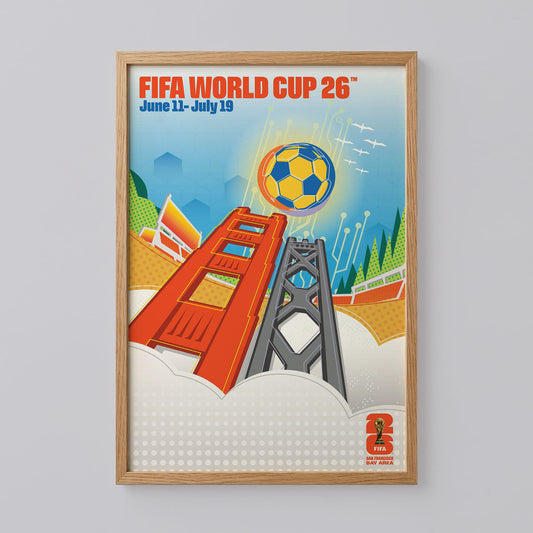 Francisco Host City 2026 Football Poster