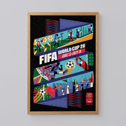 Kansas City Host City Football 2026 Poster