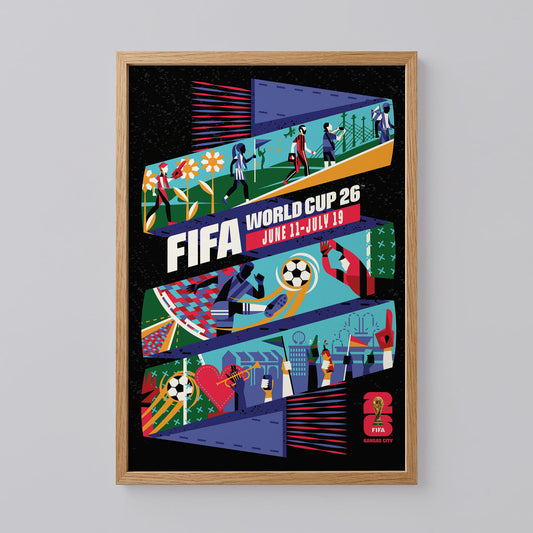 Kansas City Host City Football 2026 Poster