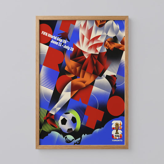 Toronto Host City Football Poster